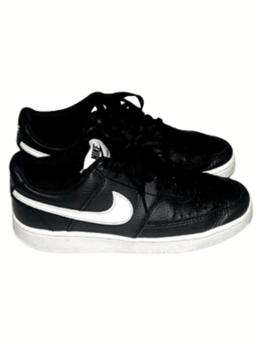 Nike Court Vision Low Next Nature Sneakers Women’s 6.5‎ Black 80s Athletic Shoes